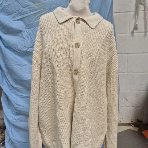 ABERCROMBIE & FITCH CARDIGAN – KNIT SWEATER, SIZE XL