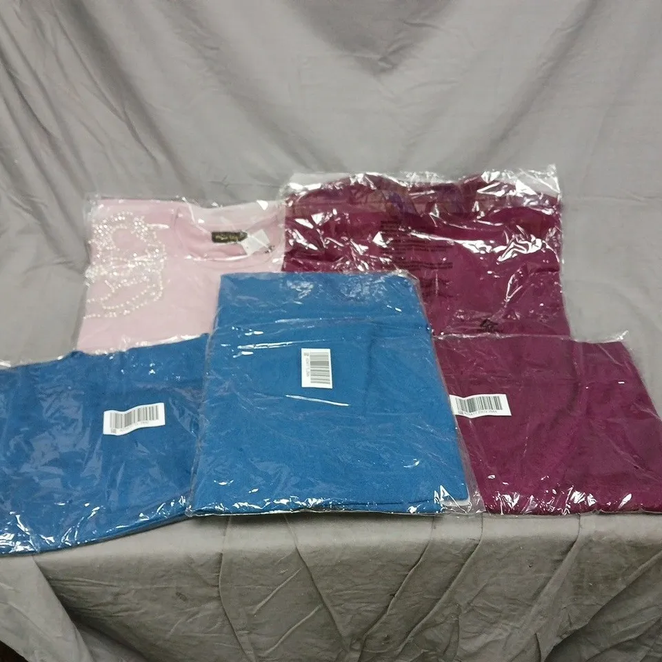 5 X FRANK USHER WOMENS TOPS OF VARIOUS STYLES, COLOURS AND SIZES