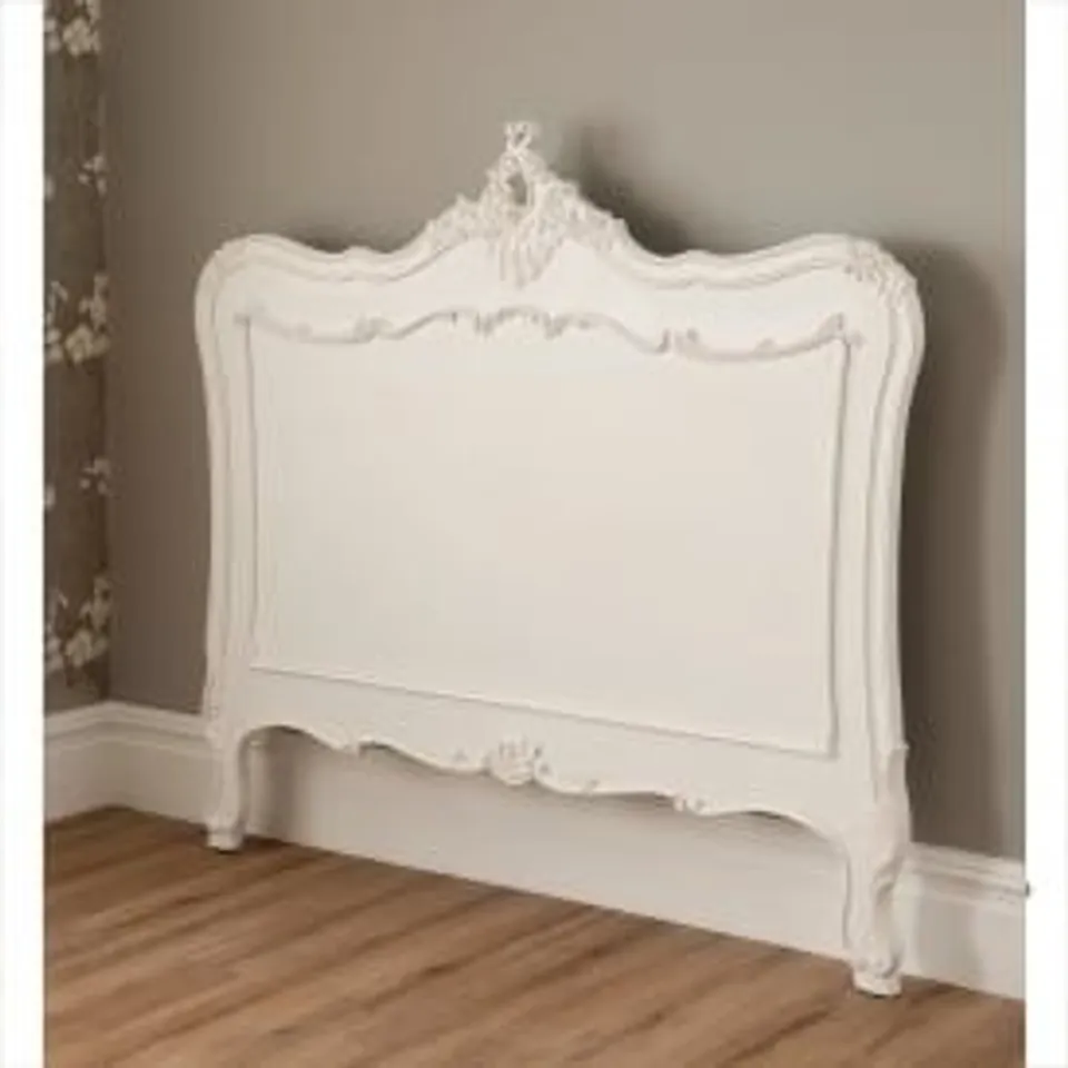 BRAND NEW HOMES DIRECT 365 ANTIQUE STYLE WHITE KING HEADBOARD