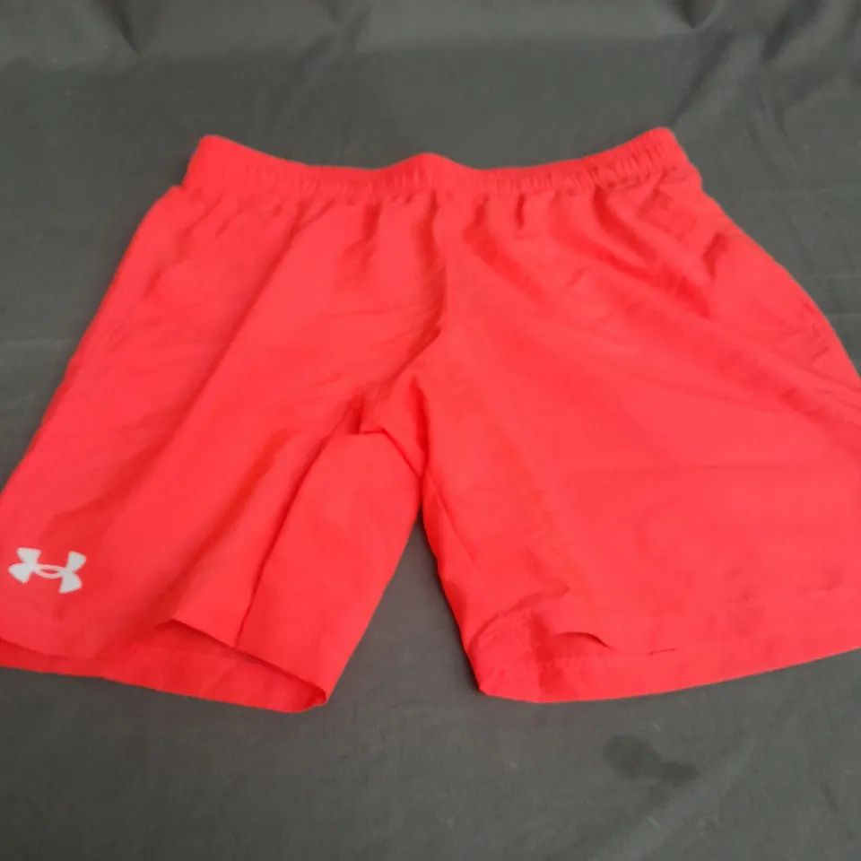 UNDER ARMOUR PINK SHORT - YOUTH XL
