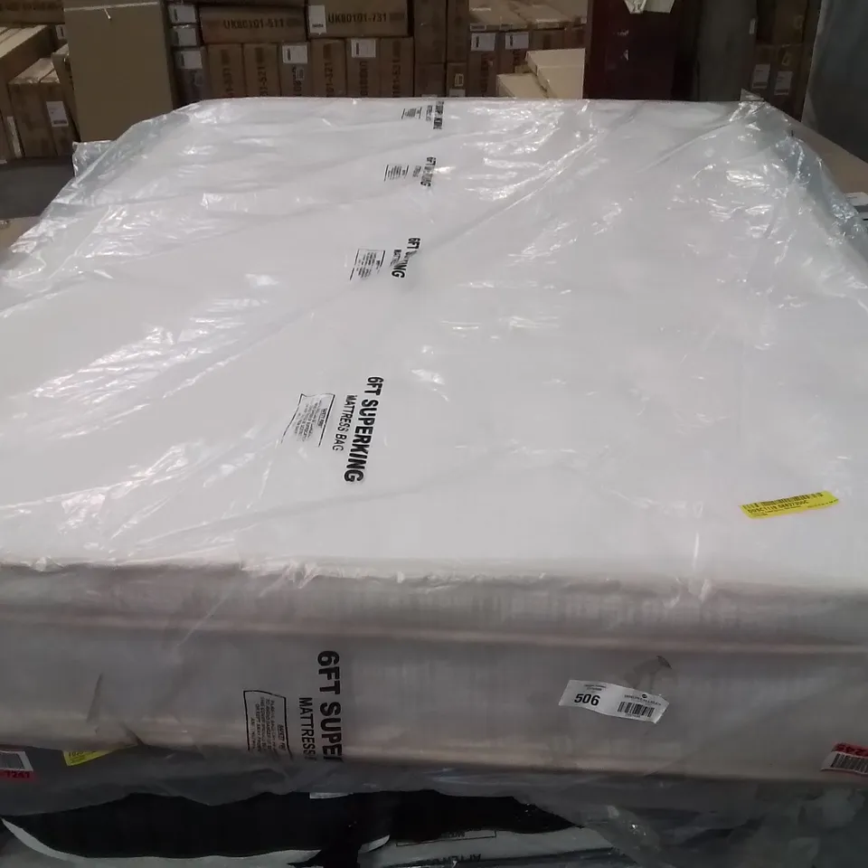 QUALITY BAGGED PILLOW TOP POCKET SPRUNG 1000 DOUBLE MATTRESS