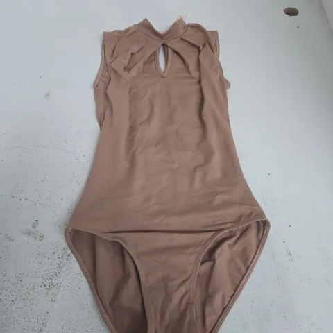 BALLET ROSA CELESTINE LEOTARD – CAFÉ AU LAIT, UK 8 (EU 36) – NEW WITH TAGS