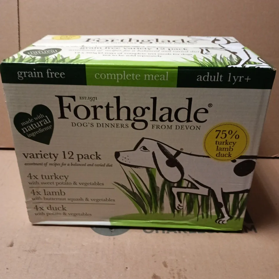 FORTHGLADE DOG FOOD – VARIETY PACK (12 PACK), GRAIN FREE, FROM DEVON