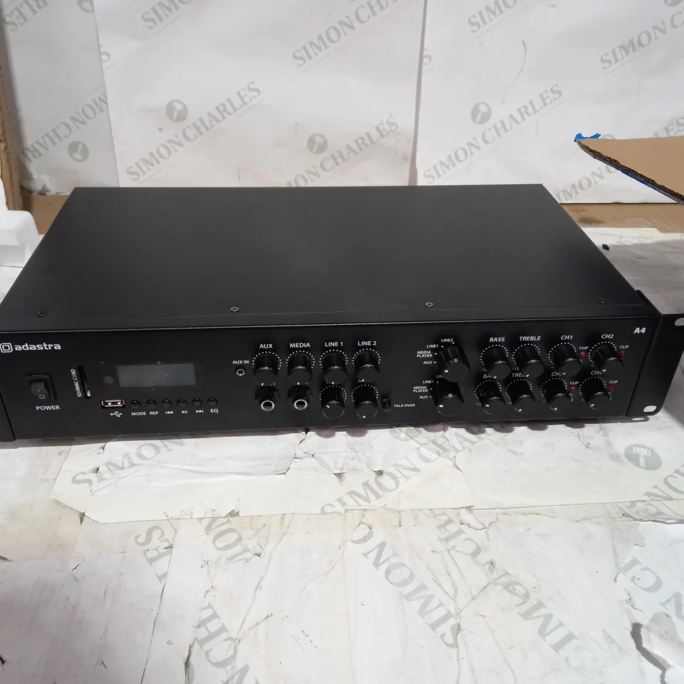 ADASTRA | DUAL STEREO AMPLIFIER WITH BLUETOOTH & MEDIA PLAYER