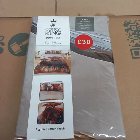 COTTON KING DUVET SET – KING SIZE WITH 2 PILLOWCASES