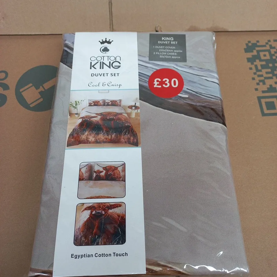 COTTON KING DUVET SET – KING SIZE WITH 2 PILLOWCASES