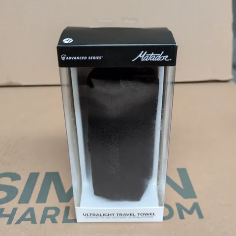 MATADOR ADVANCED SERIES ULTRALIGHT TRAVEL TOWEL – BLACK