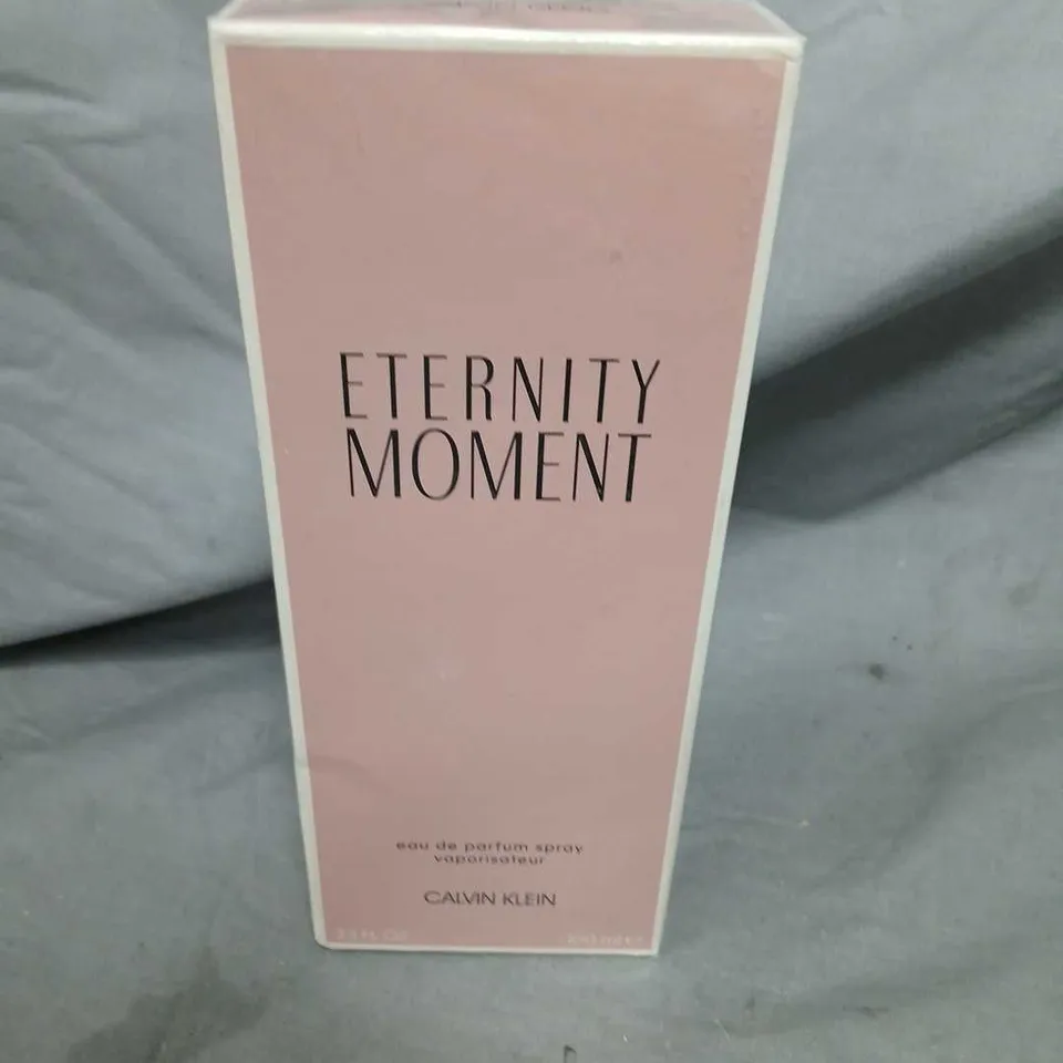 BOXED AND SEALED CALVIN KLEIN ETERNITY MOMENT EAU DE PARFUM 100ML
