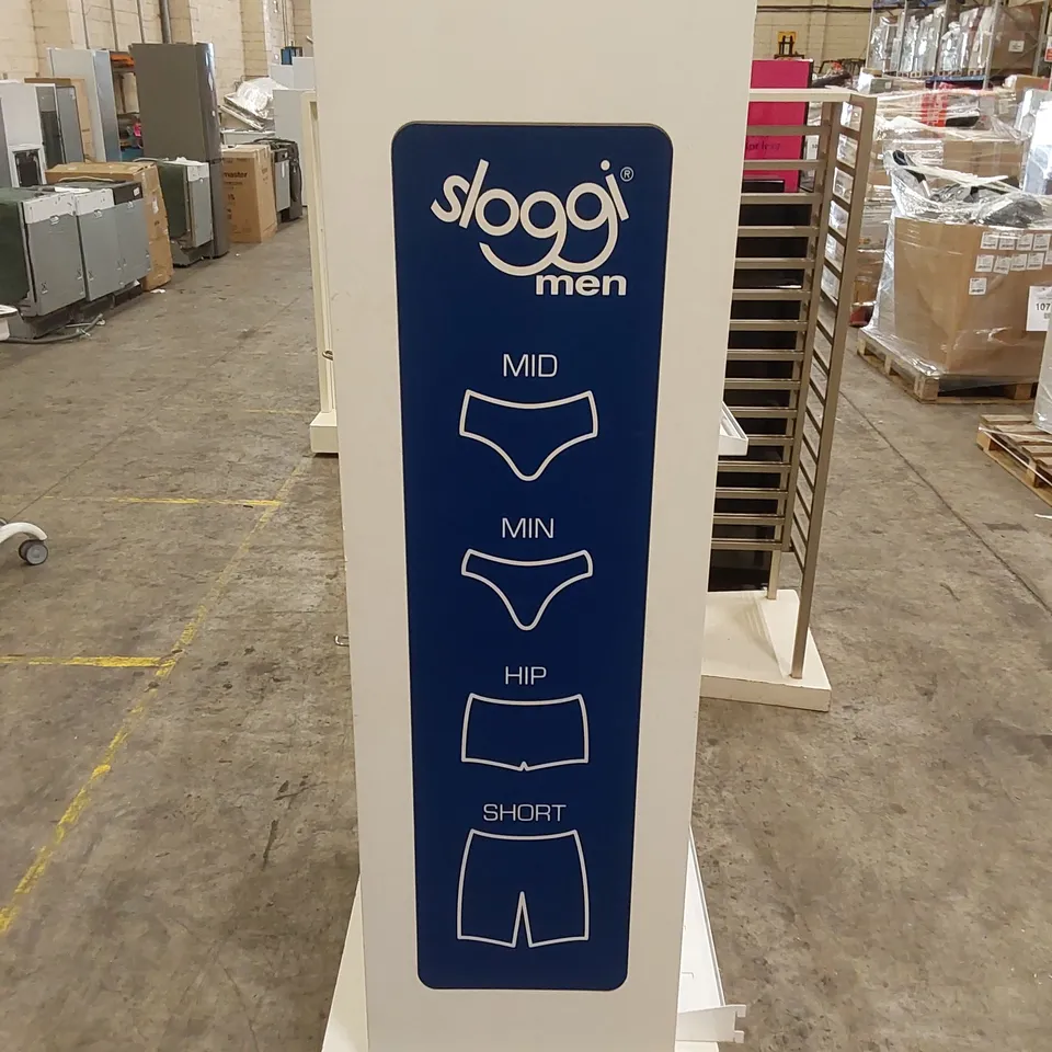 SLOGGI MEN RETAIL UNDERWEAR SHOP FITTING DISPLAY UNIT 
