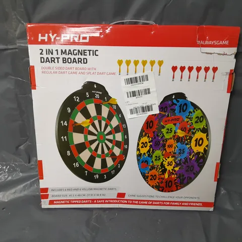 HY-PRO 2 IN 1 MAGNETIC DART BOARD 