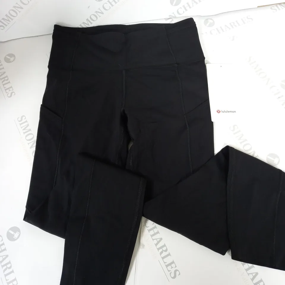 LULULEMON FAST AND FREE HR TIGHTS 25" IN BLACK - 6