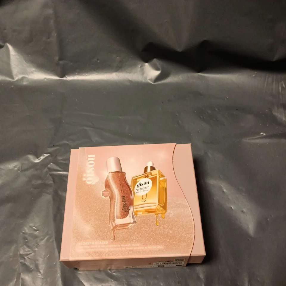 GISOU HONEY-INFUSED HAIR OIL & LIP OIL GIFT SET – PINK BOX