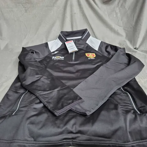 ONEILLS GAA COUNTY DOWN 1/4 ZIP UP TOP MEDIUM WITH TAGS