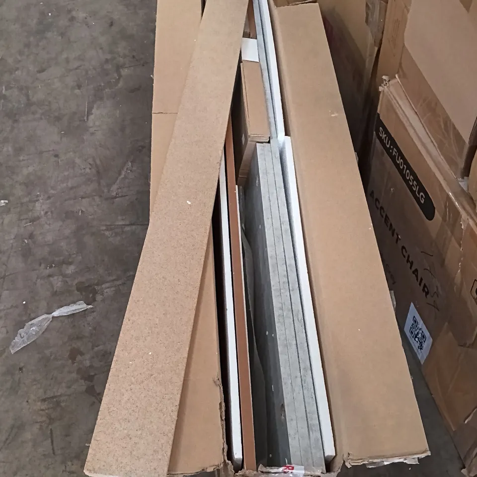 BOXED LOWBOARD D140 TV STAND - CONCRETE GREY (1 BOX)
