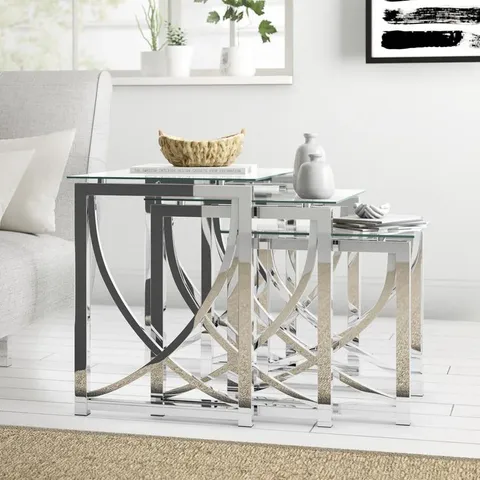 BOXED ADDEY 3 PIECE NEST OF TABLES