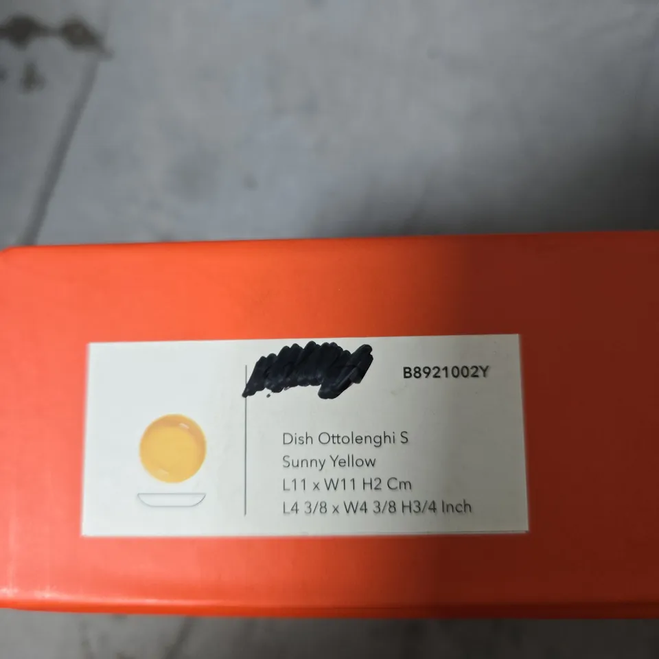 OTTOLENGHI FOR SERAX SUNNY YELLOW DISH SET OF 2