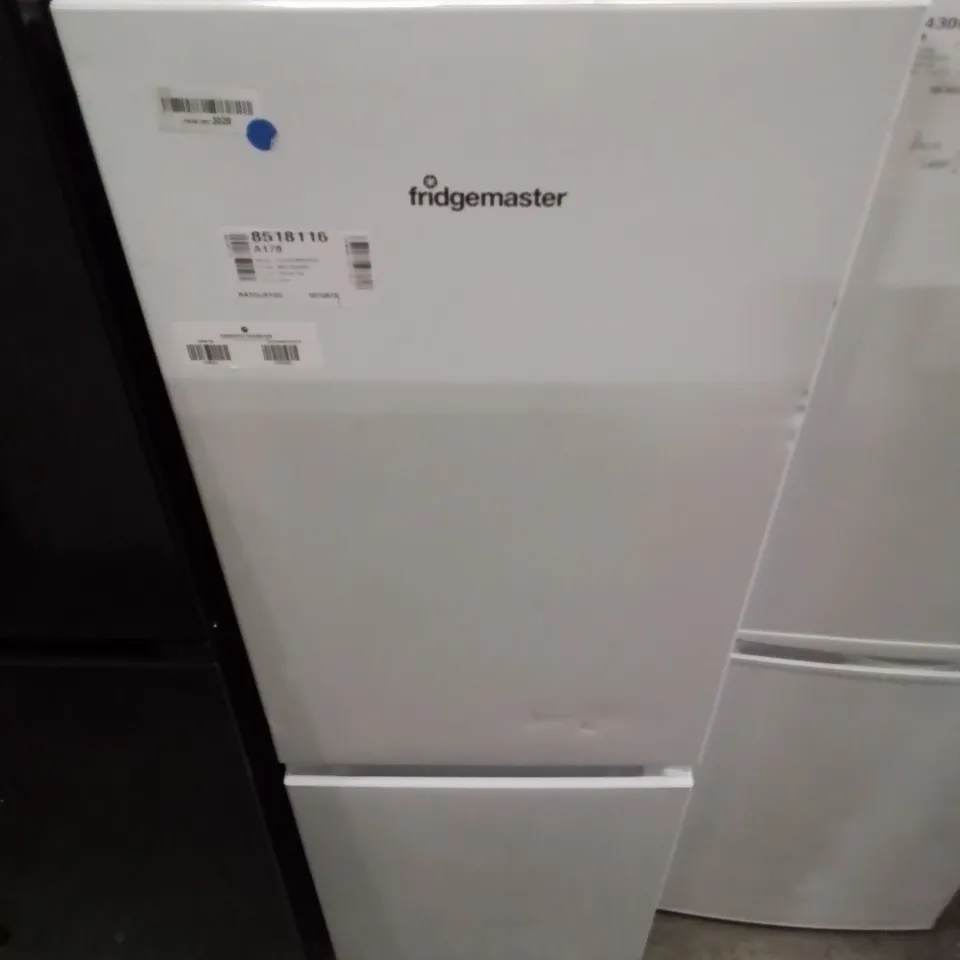 FRIDGEMASTER 50CM FREESTANDING 60/40 FRIDGE FREEZER IN WHITE MC50175A - UNPROCESSED RAW RETURN