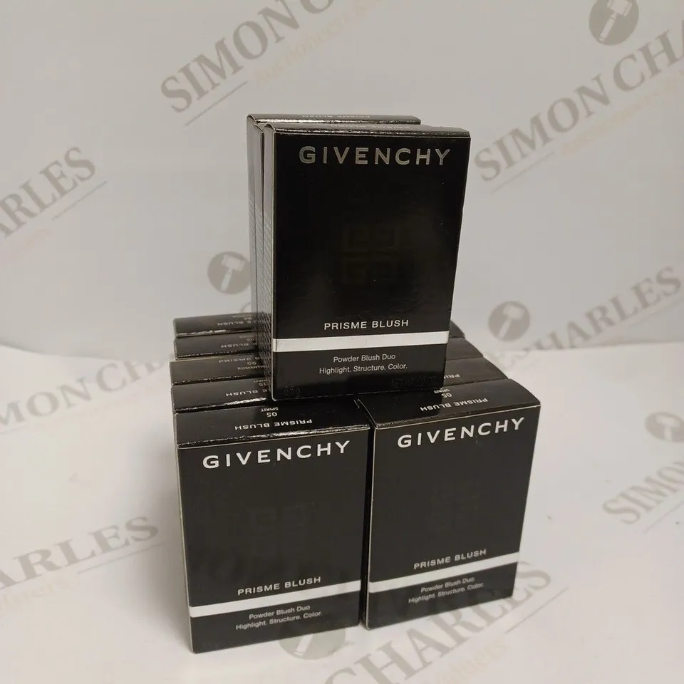 APPROXIMATELY 13 X GIVENCHY POWDER BLUSH DUO TO INCLUDE SPIRIT, ROMANTICA, AND TENDER SHADES 