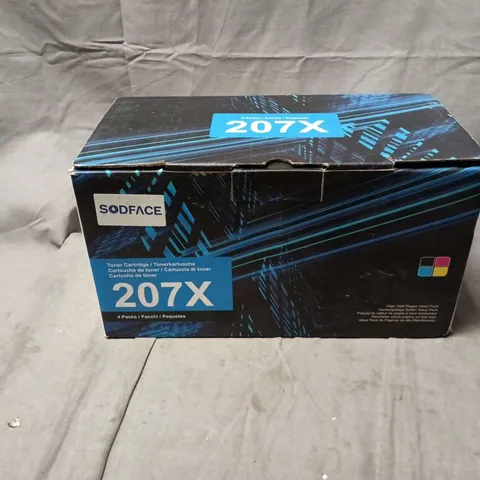 SODFACE 207X TONER CARTRIDGE – 4 PACK 