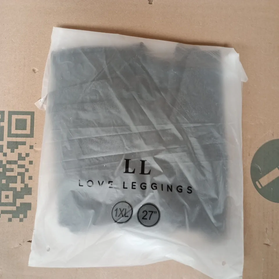 LOVE LEGGINGS WOMEN'S TREGGINGS 27 IN LIGHT GREY MARL SIZE XL