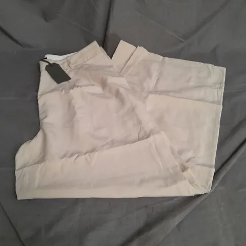 ALLSAINTS DERI LYN TROUSER IN CREAM WHITE SIZE 14