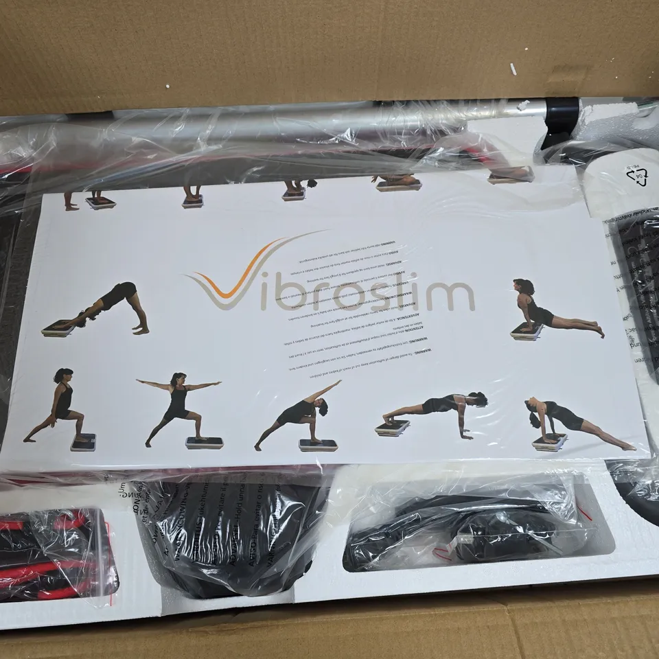 VIBROSLIM ALTITUDE VIBRATION PLATFORM IN RED – BOXED