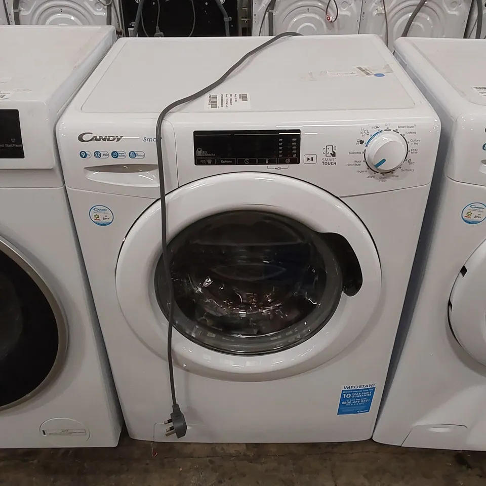 CANDY 9KG FREESTANDING WASHING MACHINE IN WHITE, MODEL: CS149TW4/1-80
