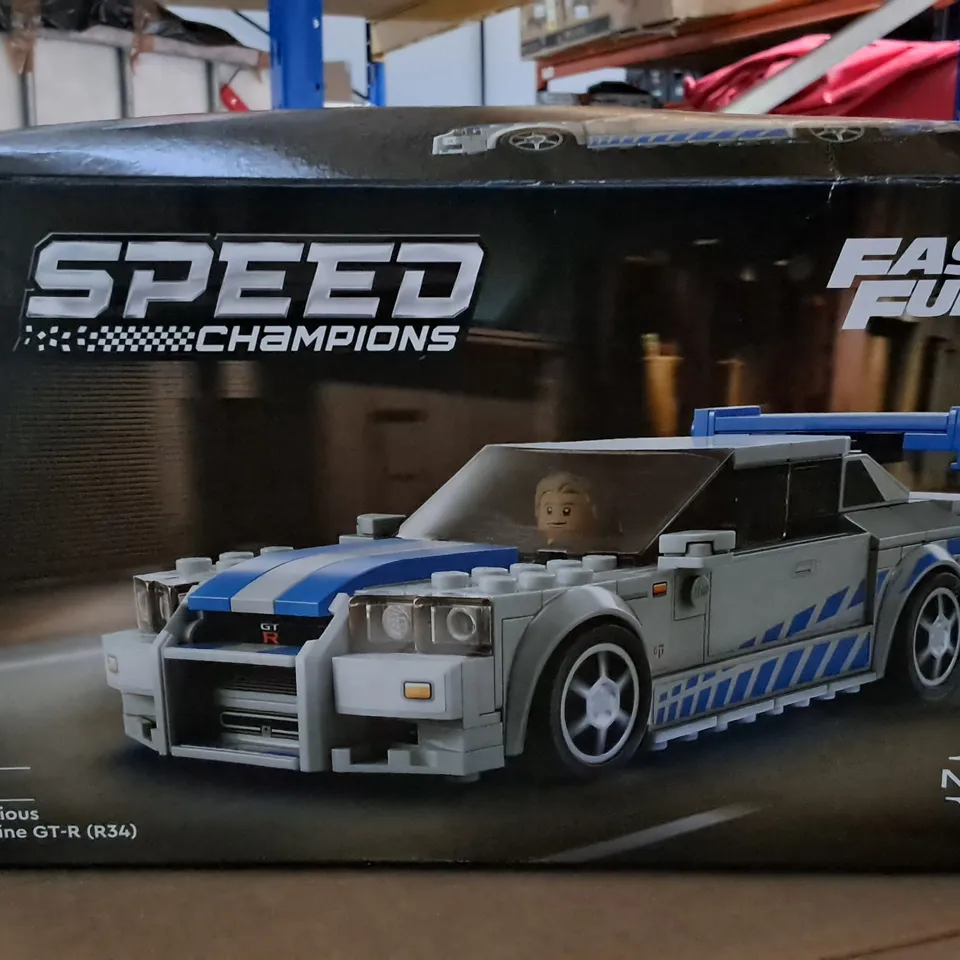 BOXED LEGO SPEED CHAMPION FAST AND FURIOUS - 2 FAST 2 FURIOUS NISSAN SKYLINE GT-R - 76917 RRP £20.5