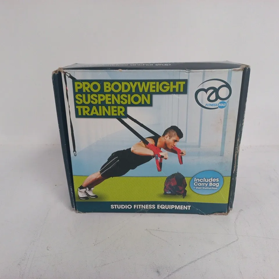 BOXED FITNESS MAD PRO BODUWEIGHT SUSPENSION TRAINER
