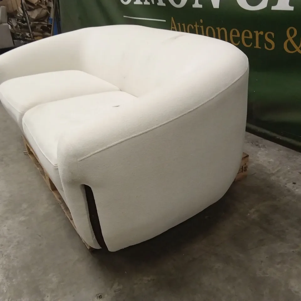 DANETTI HALLIE 2 SEATER BOUCLE IVORY SOFA