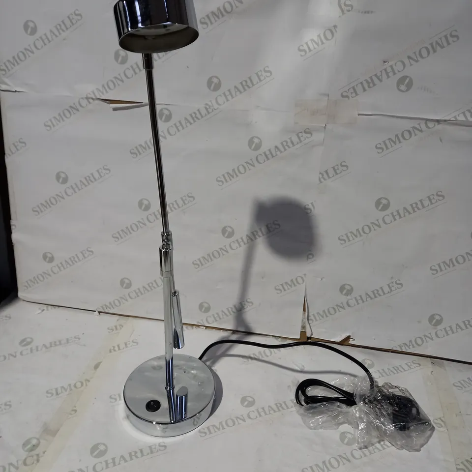 BOXED CRUISE 1LT POLISHED CHROME FINISH TABLE LAMP