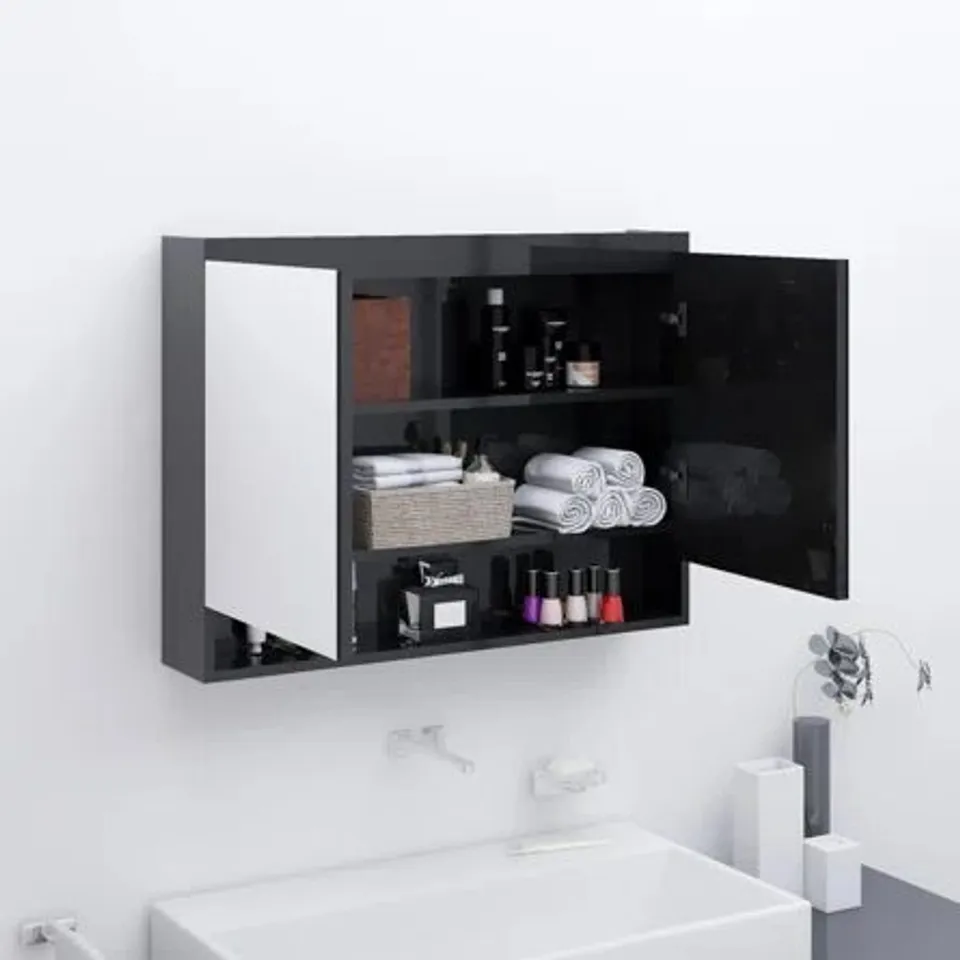 BOXED GUILHERMINA WALL BATHROOM CABINET 