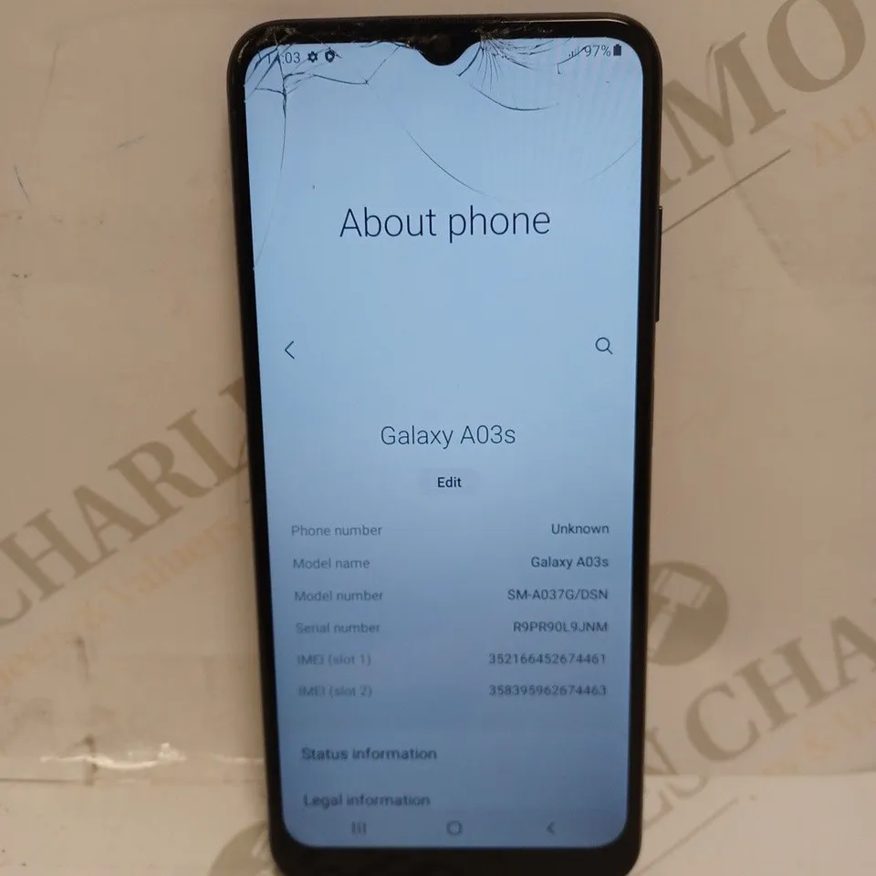 SAMSUNG GALAXY A03S SMARTPHONE 