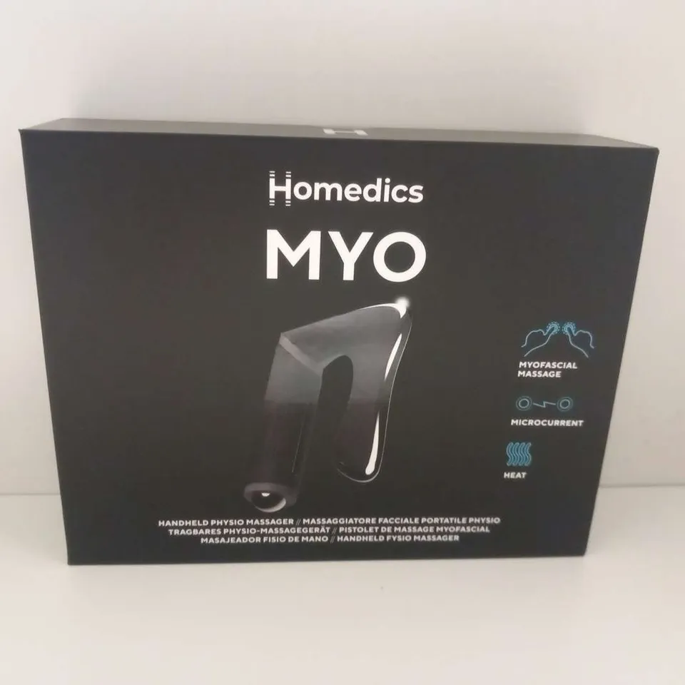 BRAND NEW BOXED HOMEDICS MYO HANDHELD PHYSIO MASSAGER 