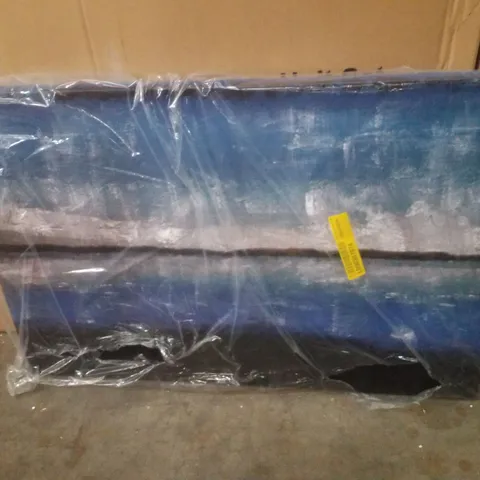 ABSTRACT HORIZON - WRAPPED CANVAS PAINTING