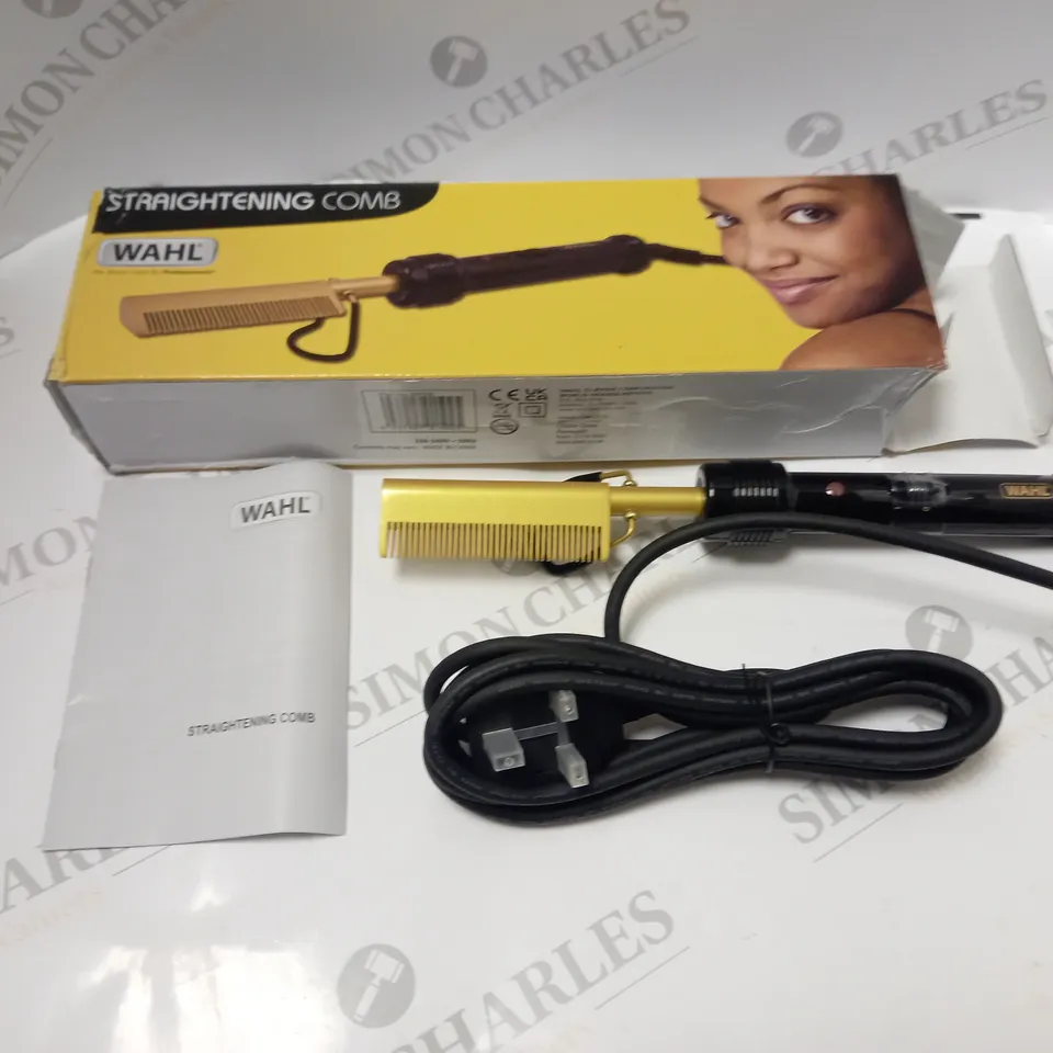 BOXED WAHL MAINS POWERED STRAIGHENING COMB WITH INSTRUCTIONS