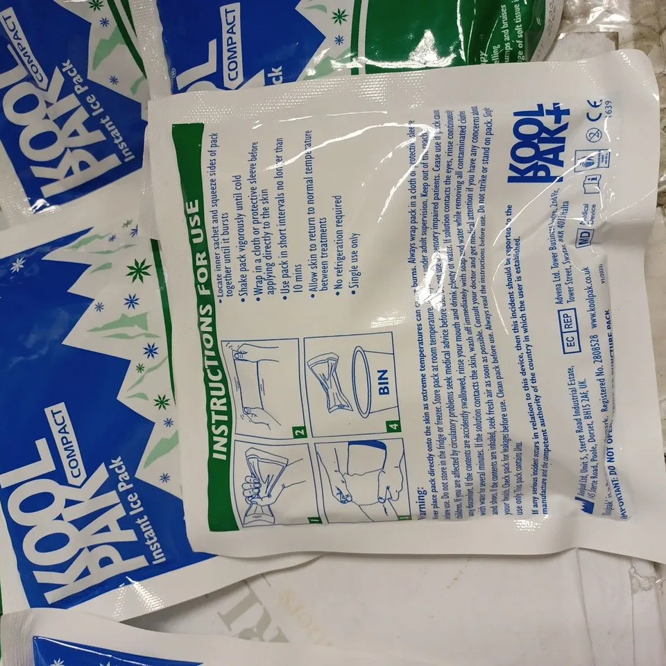 LOT OF APPROX 20 ASSORTED HEALTH AND BEAUTLY- SINGLE USE ICE PACKS