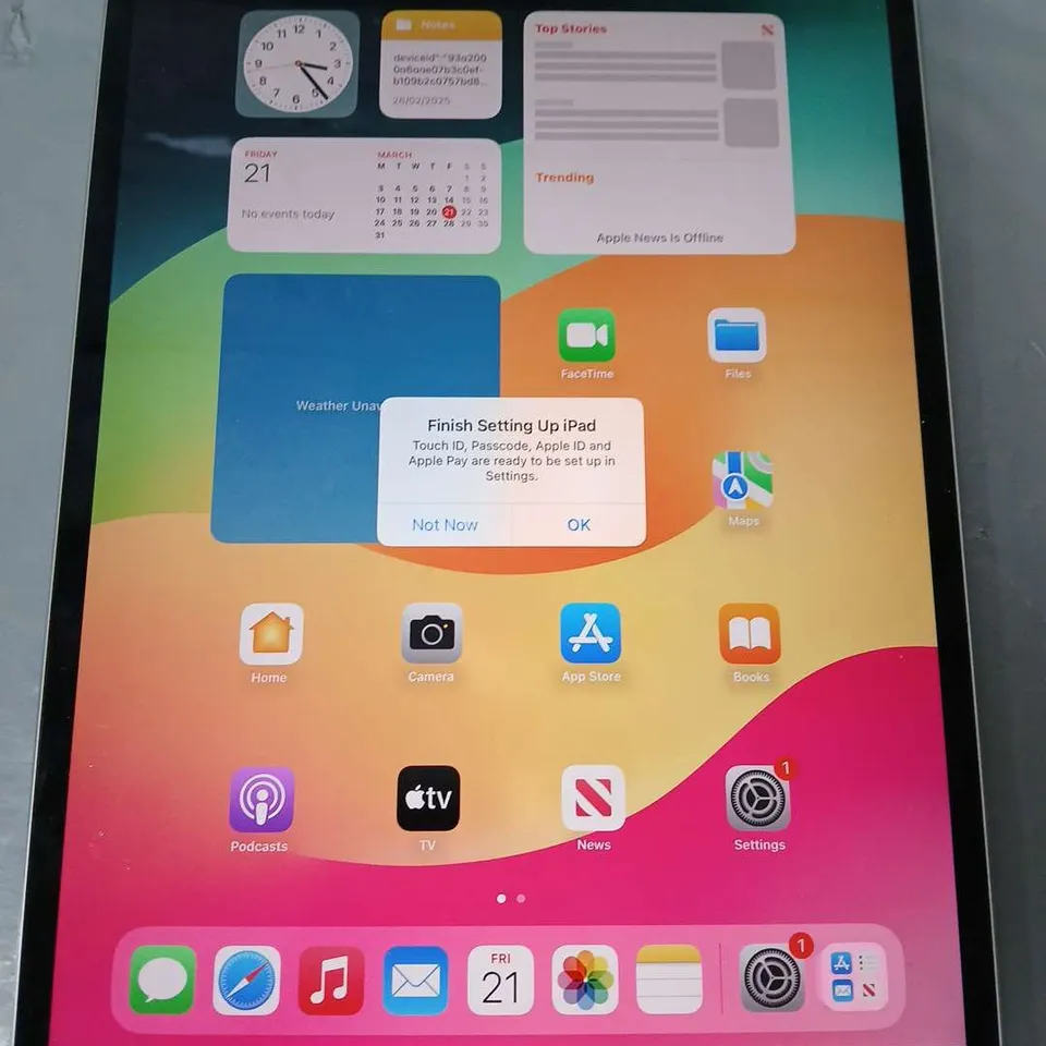 APPLE IPAD PRO 10.5INCH 64GB SILVER MQDT2B/A