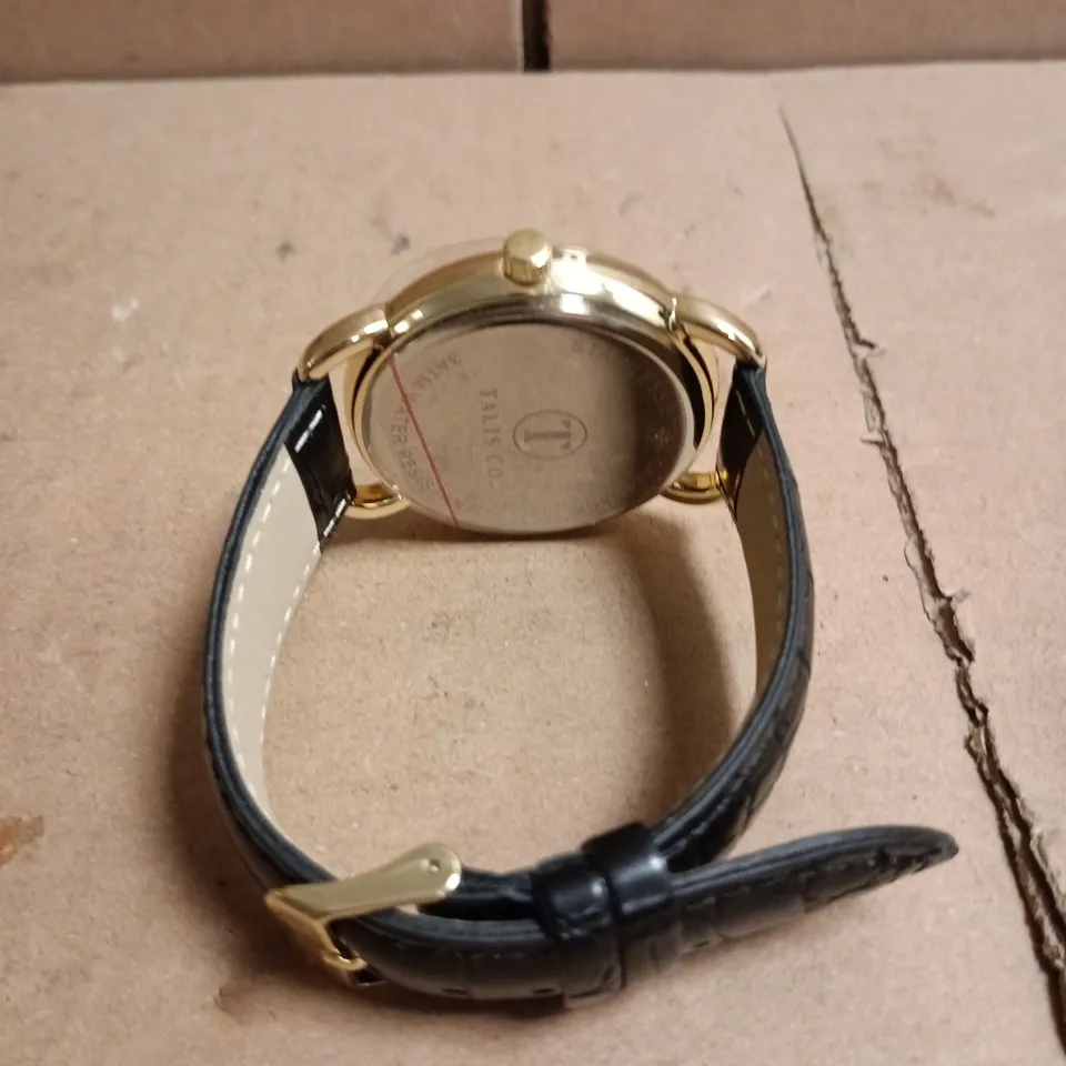MENS TALIS CO CLASSIC WATCH – LEATHER STRAP – 3ATM WATER RESISATNT – BRAND NEW IN BOX