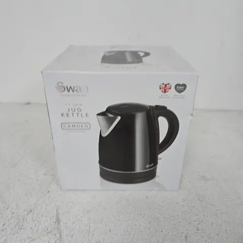 BOXED SWAN 1.7L JUG KETTLE IN BLACK