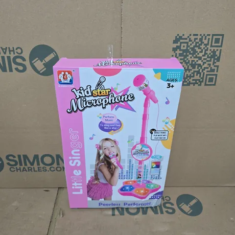 BOXED KID STAR MICROPHONE LITTLE SINGER TOY