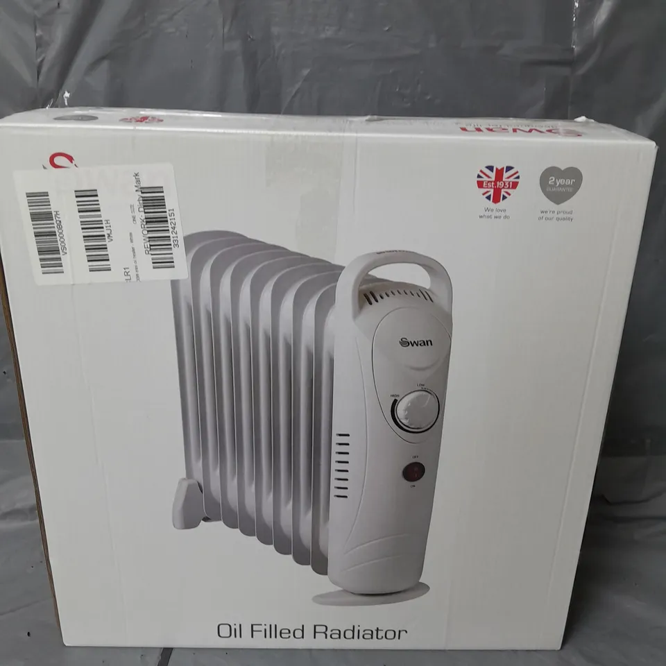 SWAN 1000W MINI OIL HEATER - COLLECTION ONLY