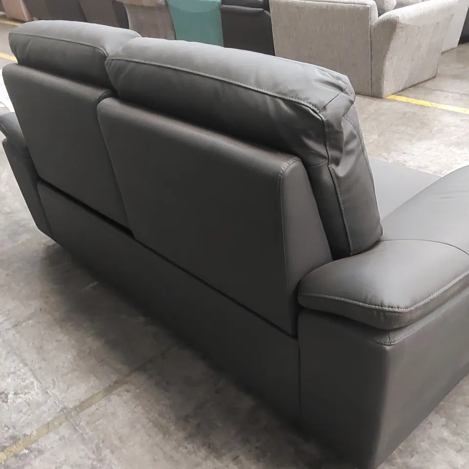 PAVILION 2 SEATER LEATHER/FAUX LEATHER POWER RECLINER SOFA RRP £949