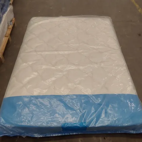 QUALITY BAGGED DOUBLE 135cm AIRSPRUNG LUXURY QUILTED MEDIUM MATTRESS
