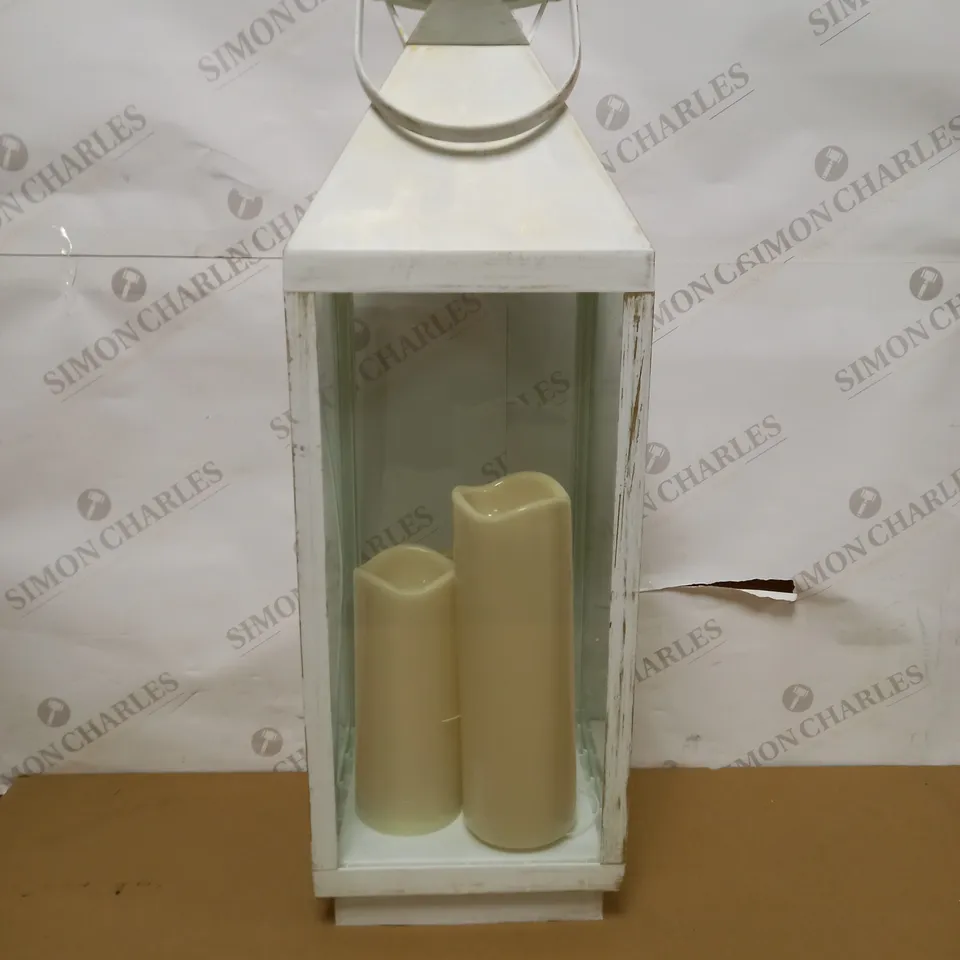 SMART SOLAR RIGA LANTERN IVORY RRP £39.99