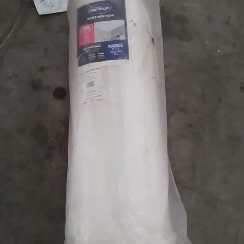 QUALITY BAGGED AND ROLLED SILENTNIGHT 20CM THICK 7 ZONE MEMORY FOAM KINGSIZE MATTRESS