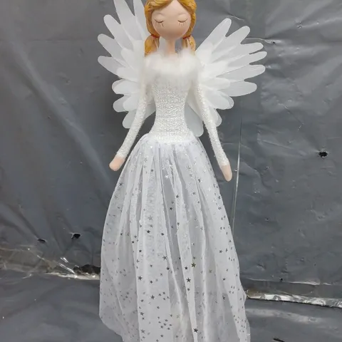 50CM BATTERY OPERATED WHITE ANGEL