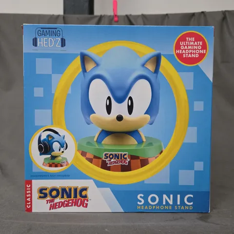 BOXED GAMING HED'Z SONIC THE HEDGEHOG GAMING HEADPHONE STAND