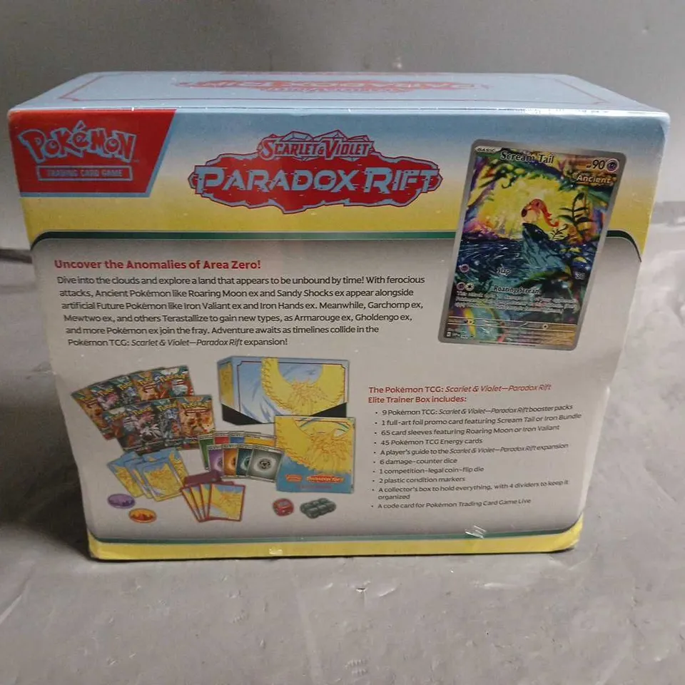 SEALED POKEMON SCARLETT & VIOLET PRADOX RIFT ELITE TRAINERS BOX