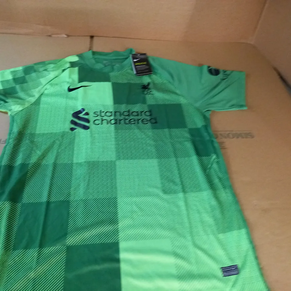LIVERPOOL FC GREEN FOOTBALL SHIRT - 3XL